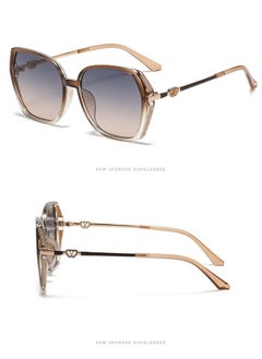 AZorb Sunglasses Women Unique Fashion Quare Design Sun Glassess for Womens High Quality Sun Glassess Gradient Ladies Sunglass UV400 Protection Eyewear Women's Eye Glasses for Travel Daily Shades Brown  - Image 5