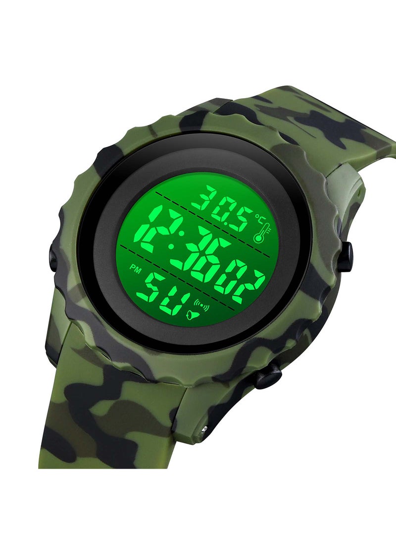 Men's Fashion Trend Multifunctional LED Luminous Waterproof Outdoor Sports Digital Watch 5471GNCMWT - Image 3
