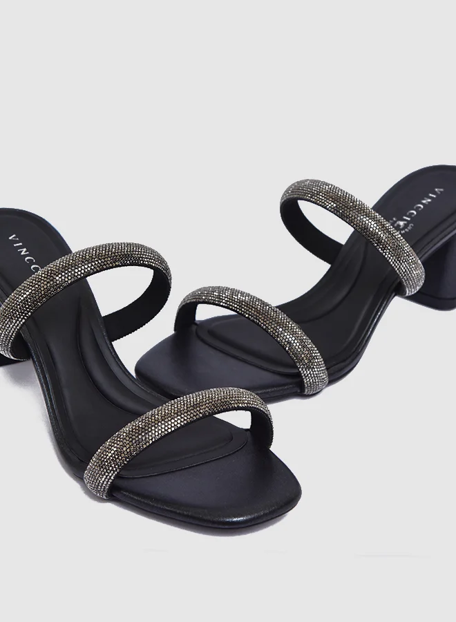 Vincci Multi Strap Mid Heel Sandals