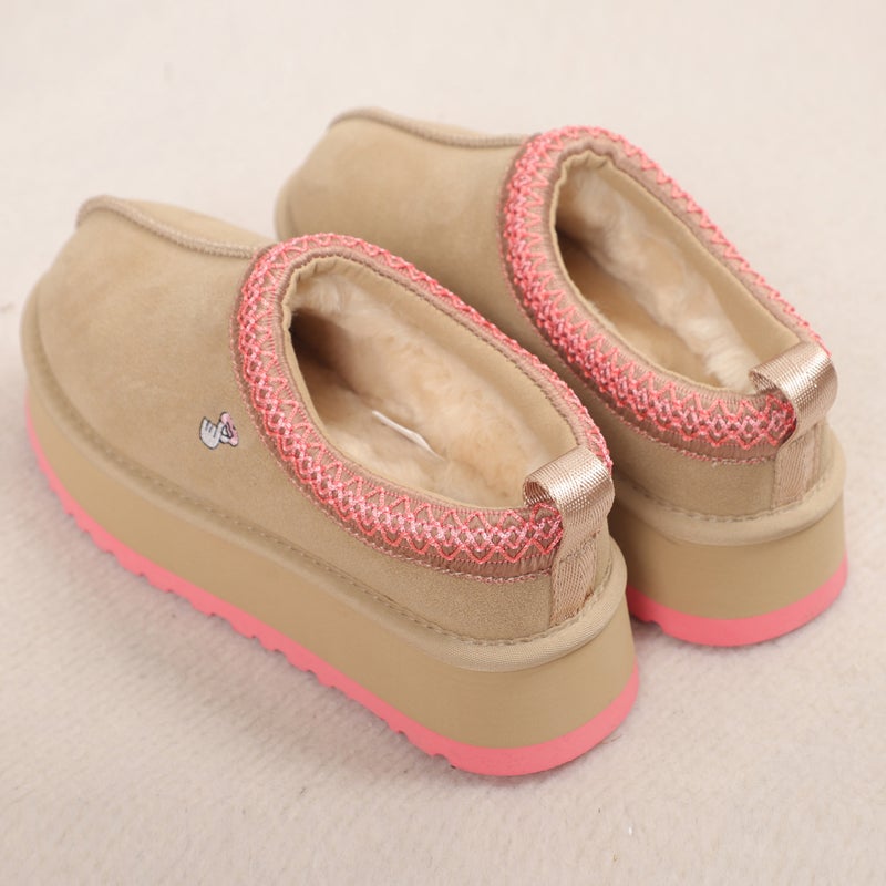 Women's Leopard Print Platform Snow Boots - Image 5