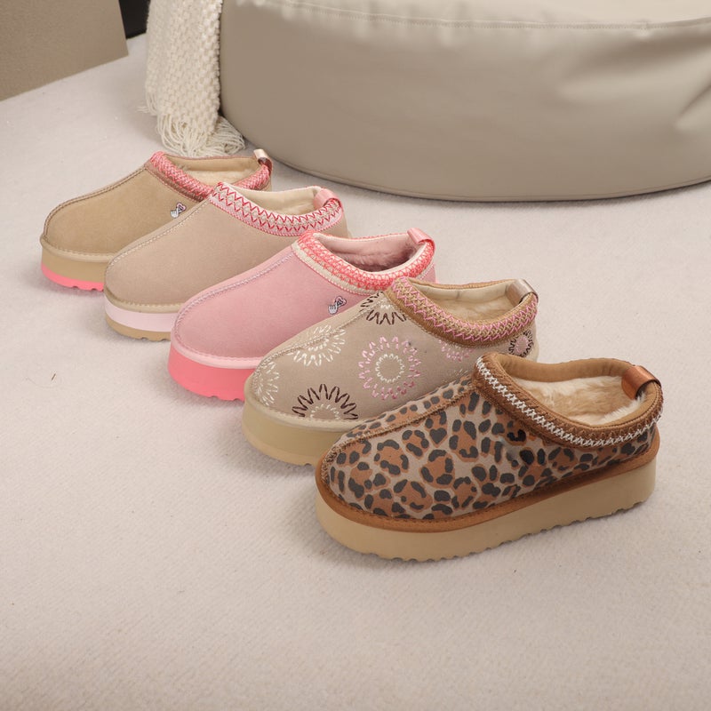 Women's Leopard Print Platform Snow Boots - Image 3