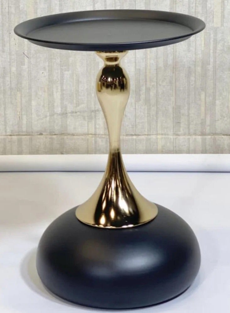 DubaiGallery Nordic Luxury Small Waist Coffee Table Living Room Sofa Round Side Table Balcony Tatami Coffee Table Bedroom Bedside Shelf - Image 1