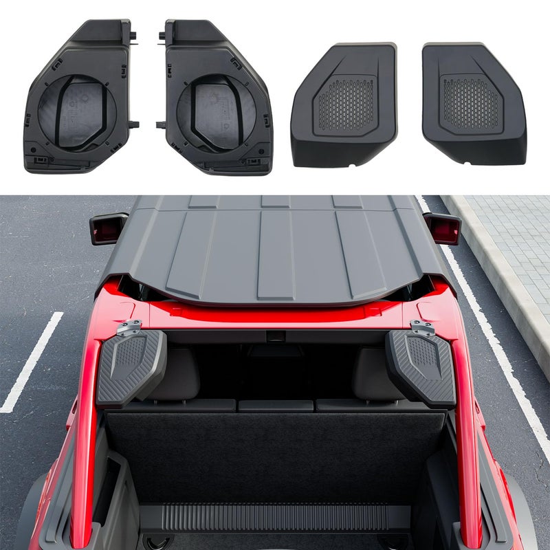 PTYYDS 6.5-Inch Rear Speaker Pods Compatible with 2021-2025 Ford Bronco 4 Door Pod Speaker Enclosure Replacement for 2021-2025 Ford Bronco Accessories - Image 1