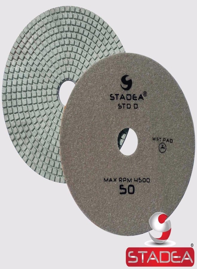 Stadea PPW255B Diamond Polishing Pad 7 Inch Grit 800 For Marble Concrete Stones Terrazzo Granite Floor Polishing - Image 2