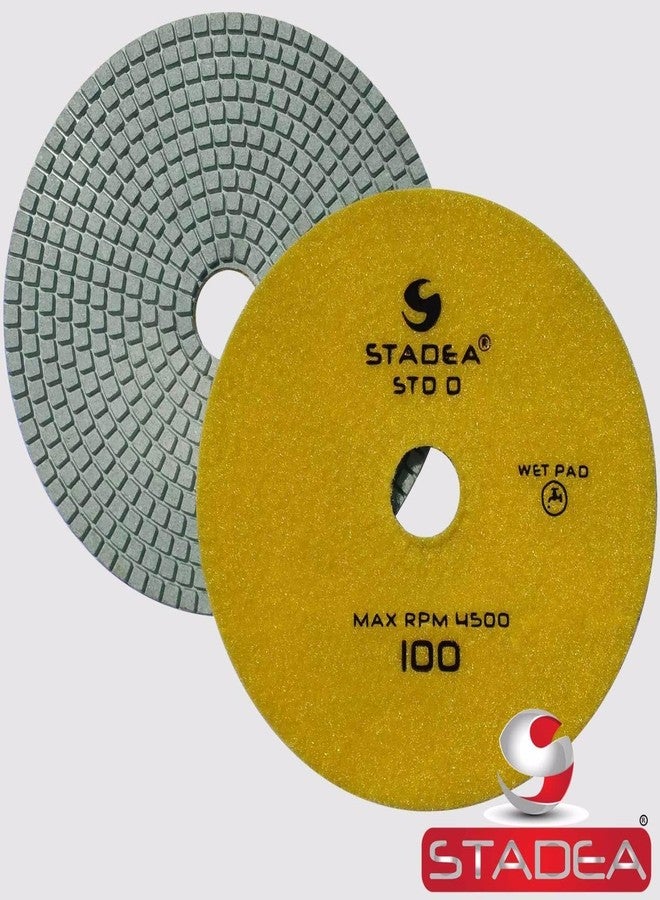 Stadea PPW255B Diamond Polishing Pad 7 Inch Grit 800 For Marble Concrete Stones Terrazzo Granite Floor Polishing - Image 3