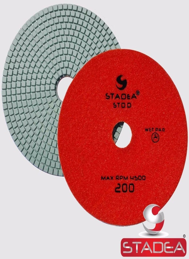 Stadea PPW255B Diamond Polishing Pad 7 Inch Grit 800 For Marble Concrete Stones Terrazzo Granite Floor Polishing - Image 4