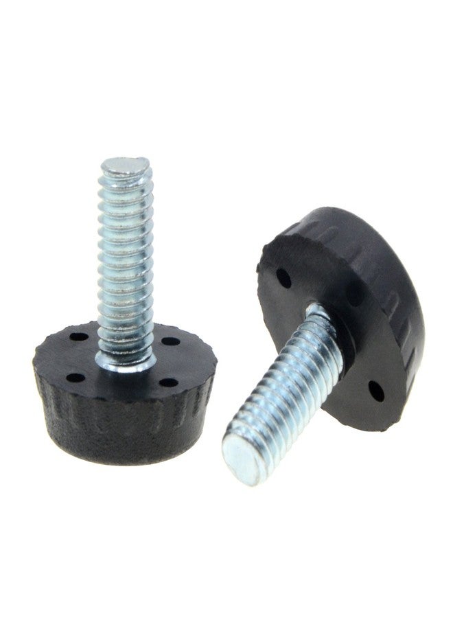 Saim Screw On Furniture Glide Leveling Foot Adjuster 6mm x 15mm UNC Pitch 1mm 20 Pcs - Image 2
