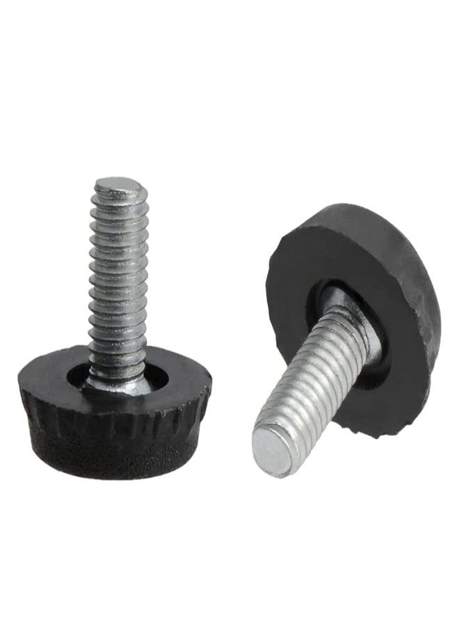 Saim Screw On Furniture Glide Leveling Foot Adjuster 6mm x 15mm UNC Pitch 1mm 20 Pcs - Image 1