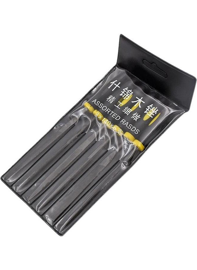 TiTi - 6163 Mini Wood Rasp File Set 14 cm (6 Pieces) - Image 1