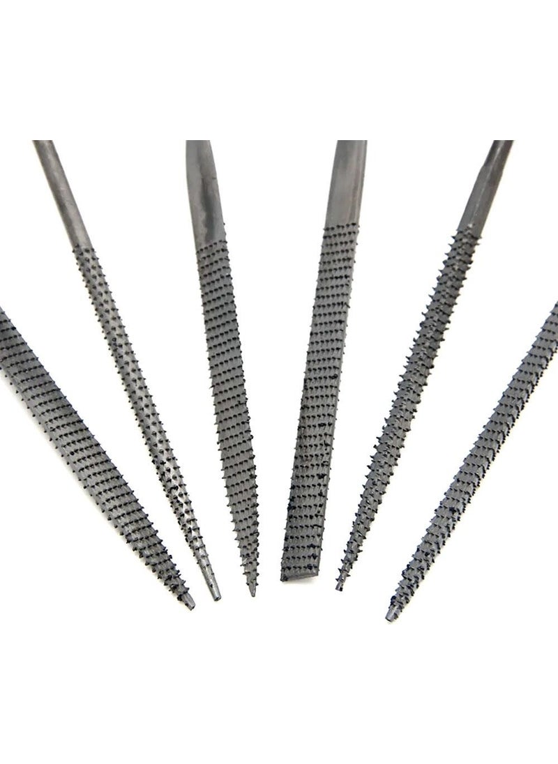 TiTi - 6163 Mini Wood Rasp File Set 14 cm (6 Pieces) - Image 1