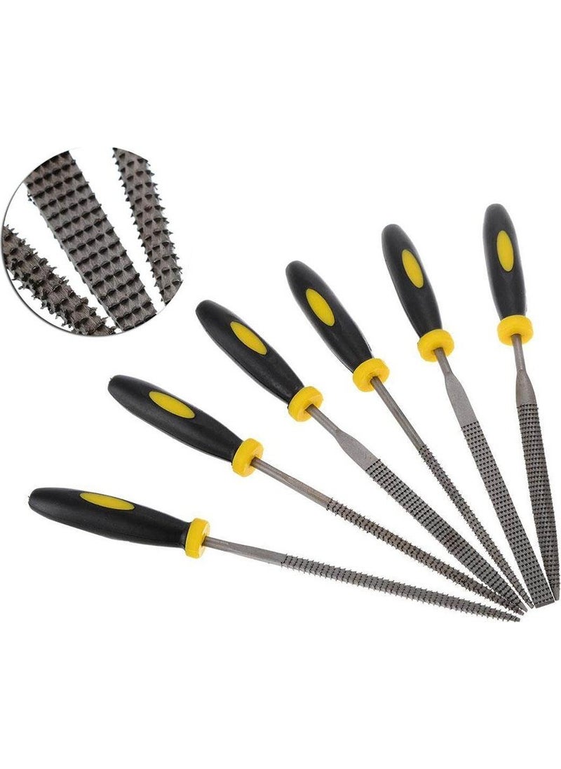TiTi - 6163 Mini Wood Rasp File Set 14 cm (6 Pieces) - Image 1