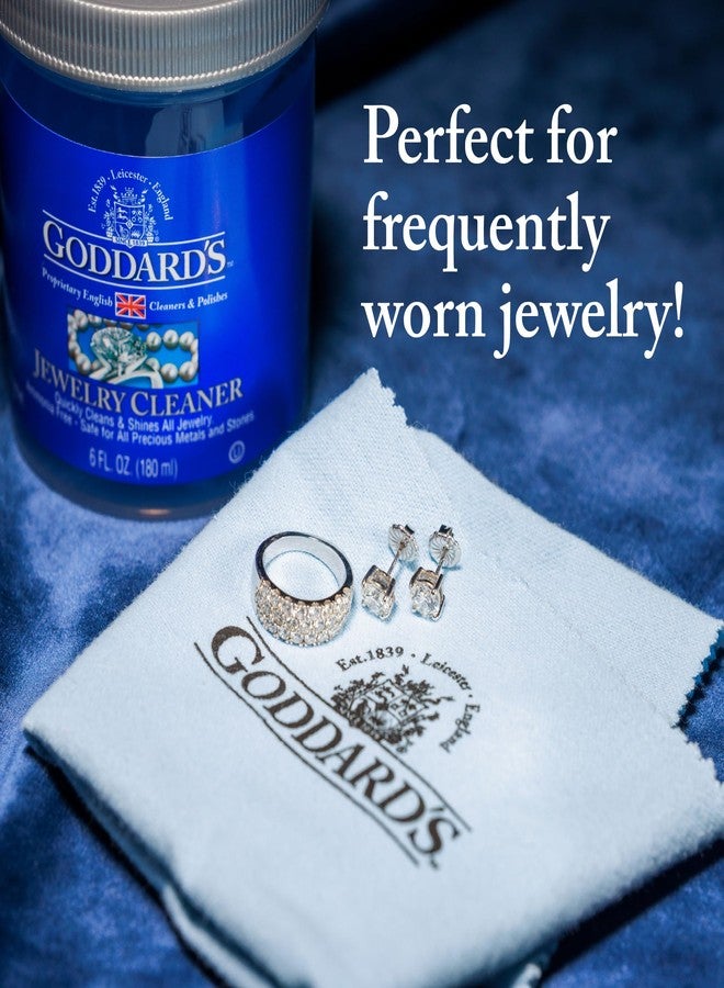 Goddard's Silver Polishing Cloth for Jewelry, Remove Tarnish on Plated or Sterling Silver, Gold, Antiques, and Leaves Tarnish Protection, 1 Cloth - Image 3