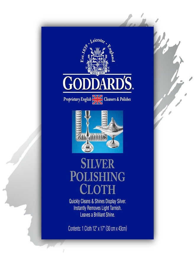 Goddard's Silver Polishing Cloth for Jewelry, Remove Tarnish on Plated or Sterling Silver, Gold, Antiques, and Leaves Tarnish Protection, 1 Cloth - Image 1