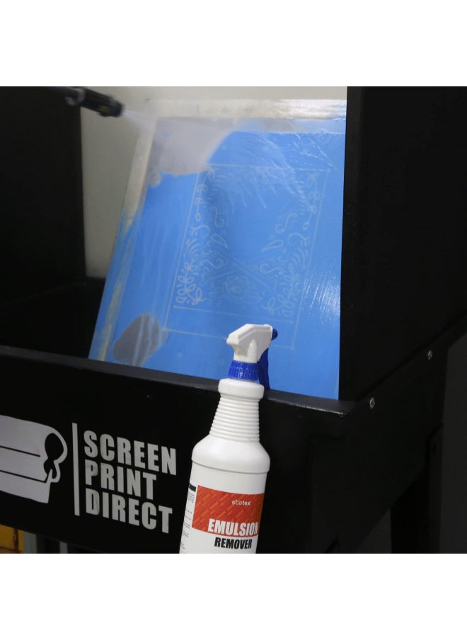 Screen Print Direct - Ecotex® Screen Printing Emulsion Remover (Quart - 32oz.) - Photo Emulsion Cleaner on Screen Printing Screens - Silk Screen Photopolymer Emulsion Stencil Remover - Easy to Use Screen Printing Supplies - Image 1