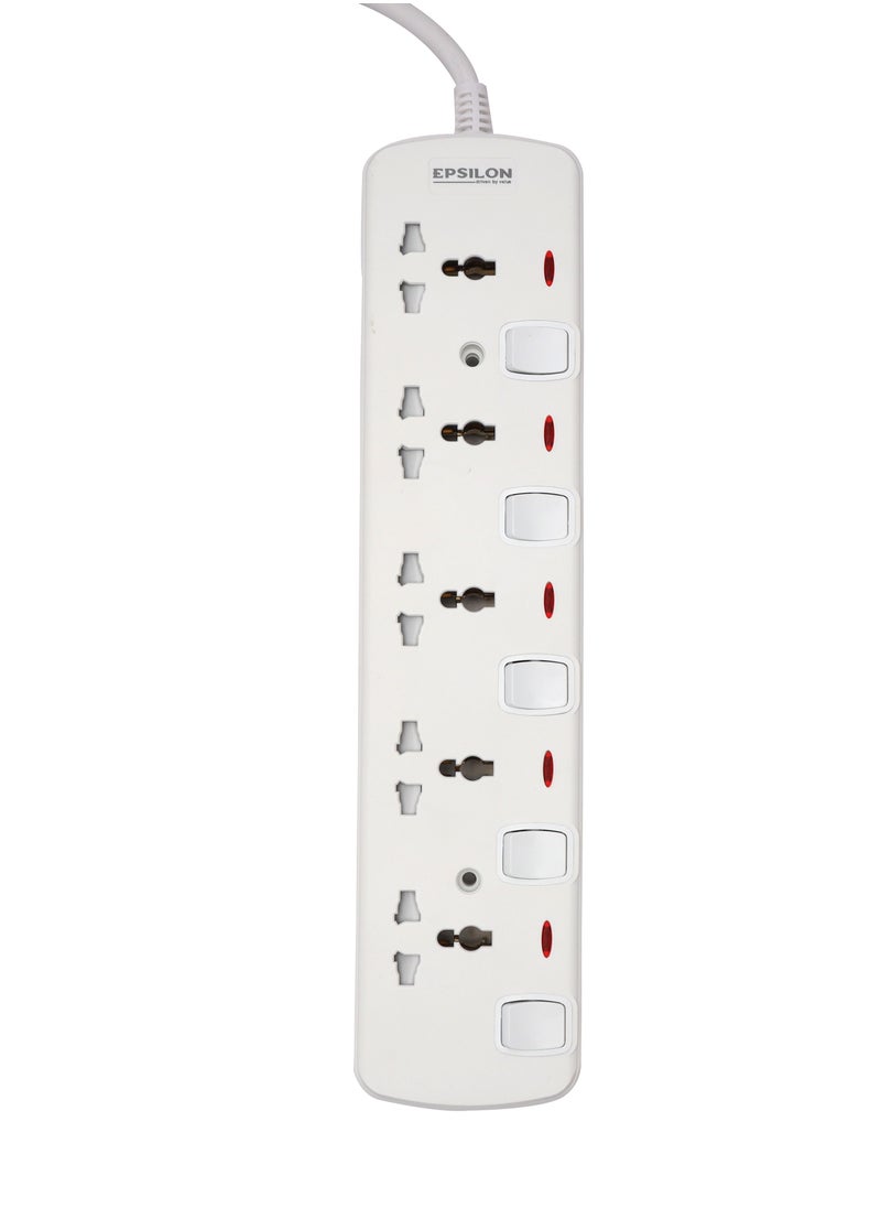 Epsilon - Epsilon 5 Way Extension Socket- ES1105 - Image 1