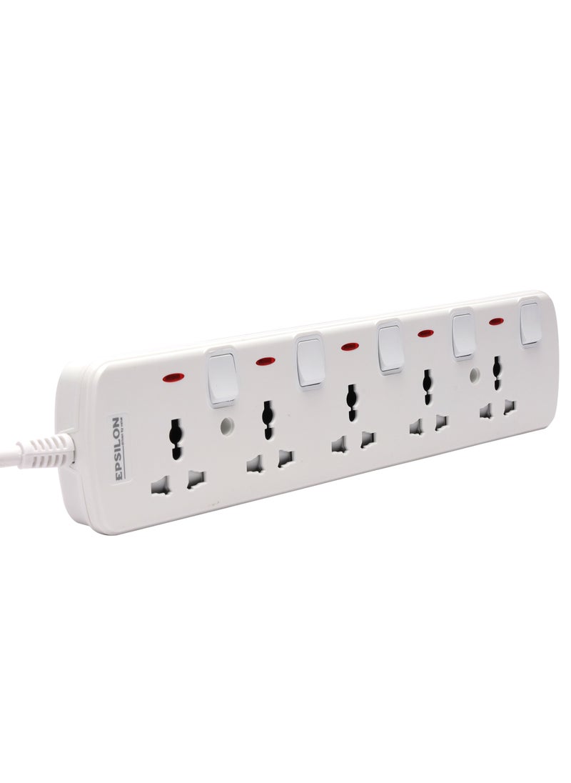 Epsilon - Epsilon 5 Way Extension Socket- ES1105 - Image 1
