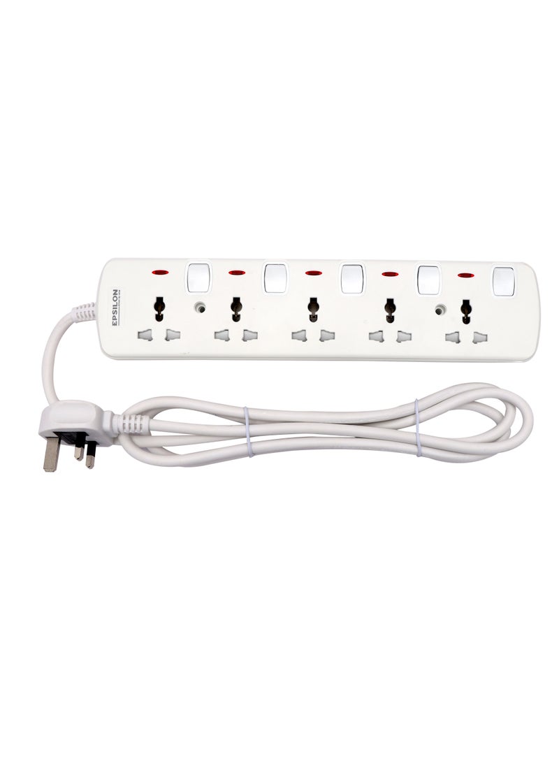 Epsilon - Epsilon 5 Way Extension Socket- ES1105 - Image 1