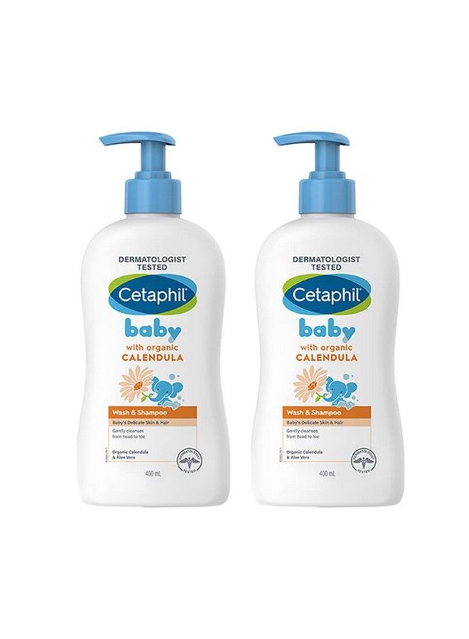 Cetaphil Baby Wash & Shampoo With Organic Calendula Pack Of 2 - Image 1