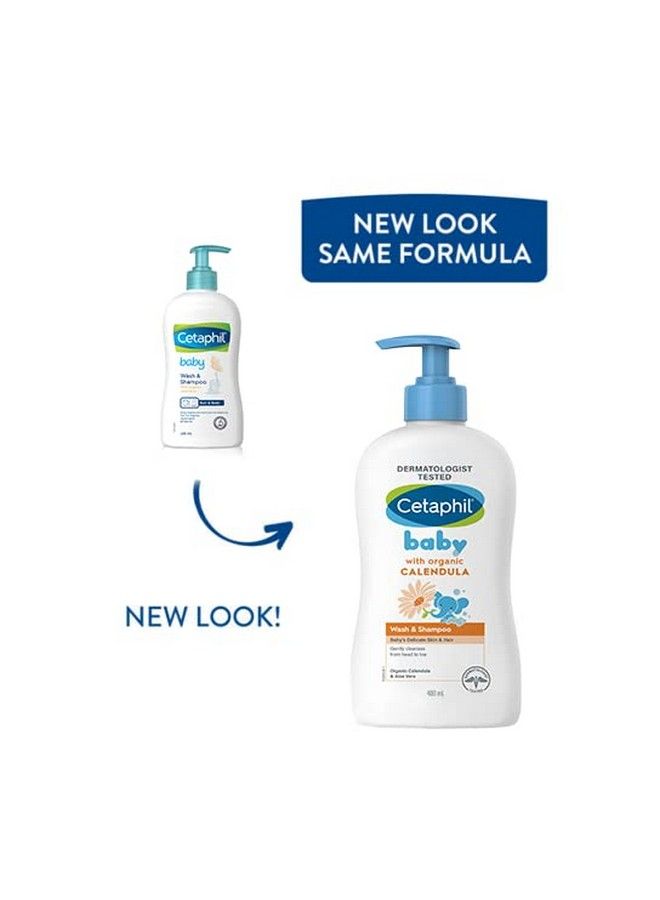 Cetaphil Baby Wash & Shampoo With Organic Calendula Pack Of 2 - Image 4