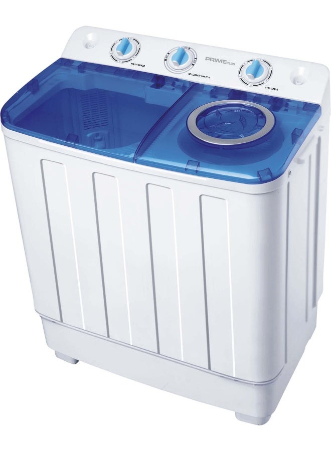 PRIME PLUS غسالة ملابس نصف أوتوماتيكية بتوأم - سعة 7 كجم، 360 واط - Image 1