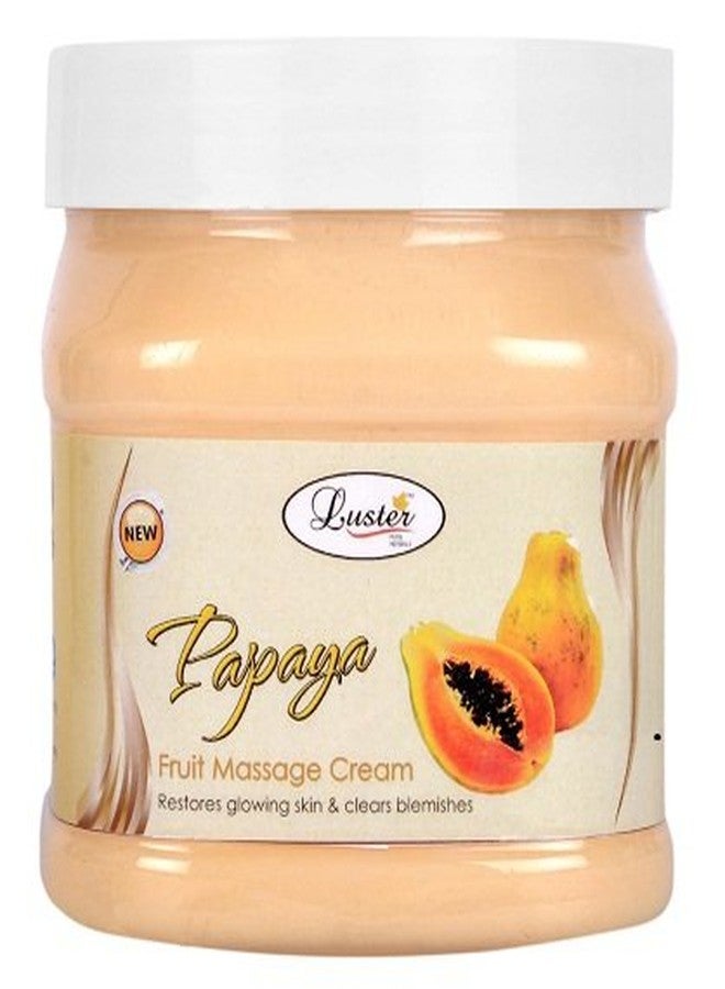 لاستر كريم تدليك الوجه المرطب بخلاصة البابايا وحليب جوز الهند من لوستر (خالٍ من البارابين والكبريتات) - 500 مل - Image 2