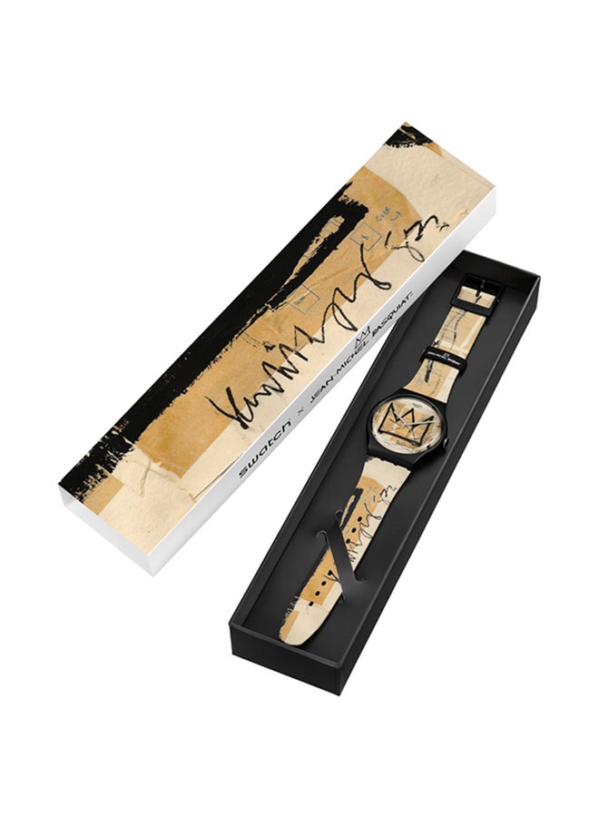 Swatch ساعة يونيكس بلاستيكية كوارتز غير مسماة من تصميم جان-ميشيل باسكيات - Image 5