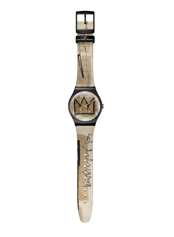 Swatch ساعة يونيكس بلاستيكية كوارتز غير مسماة من تصميم جان-ميشيل باسكيات - Image 3