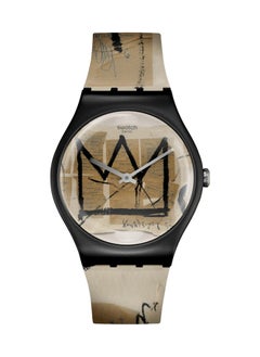 Swatch Unisex Watch Plastic Quartz UNTITLED BY JEAN-MICHEL BASQUIAT  - Image 1