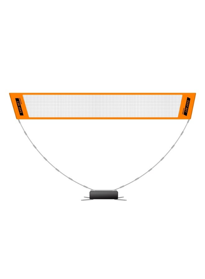 Arabest Portable Foldable Badminton Net Set, 2.7m W × 1.5m H, Tool-Free Quick Setup Indoor & Outdoor Net for Backyard, Beach, Park, Comes with Carry Bag - Image 1