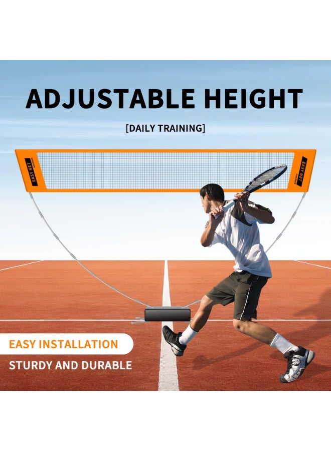 Arabest Portable Foldable Badminton Net Set, 2.7m W × 1.5m H, Tool-Free Quick Setup Indoor & Outdoor Net for Backyard, Beach, Park, Comes with Carry Bag - Image 5