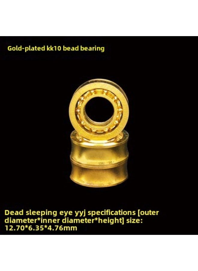 Yo-yo Accessories Rope Three-finger Gloves Yo-yo Kk Bearing Washing Shaft Oil Puller Lubricant Zhongyuanxing-Color:1 Gold KK Bearing - Image 1