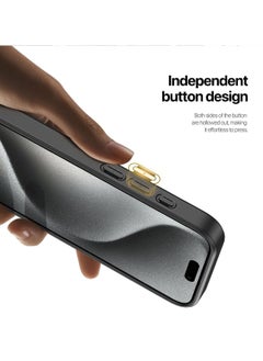 DUX DUCIS DUX DUCIS Case for iPhone 15 Pro Max Case Wallet with Kickstand and Credit Card Holder Compatible with MagSafe Leather Heavy Duty Protective Case Cover (Black)  - Image 5