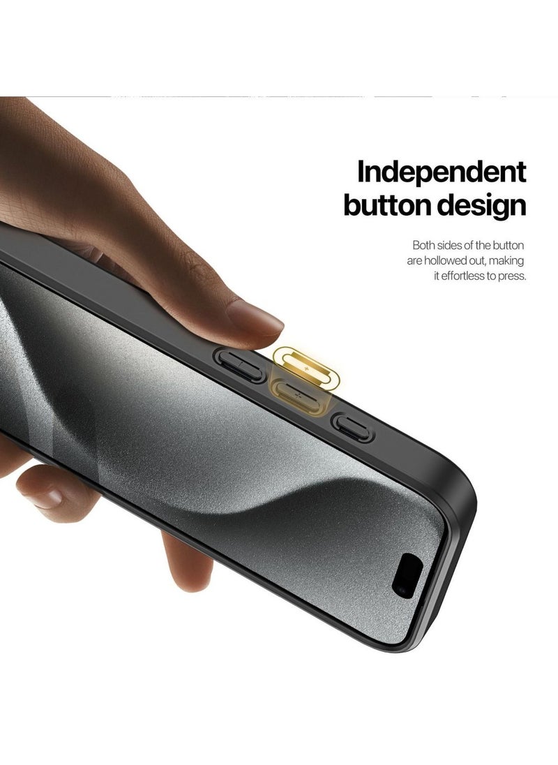 DUX DUCIS DUX DUCIS Case for iPhone 15 Pro Max Case Wallet with Kickstand and Credit Card Holder Compatible with MagSafe Leather Heavy Duty Protective Case Cover (Black)  - Image 5