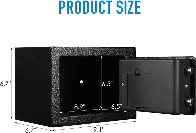 HELLARO Digital safe with electonic keypad locker for Home 06 litres Color May Vary - Image 4