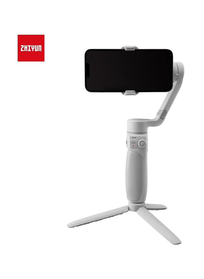 Zhiyun - Smooth Q4 Gimbal Stabilizer for iPhone Smartphone,3-Axis Foldable Phone Gimbal Built-in Selfie Stick for Vlogging YouTube TikTok - Image 1