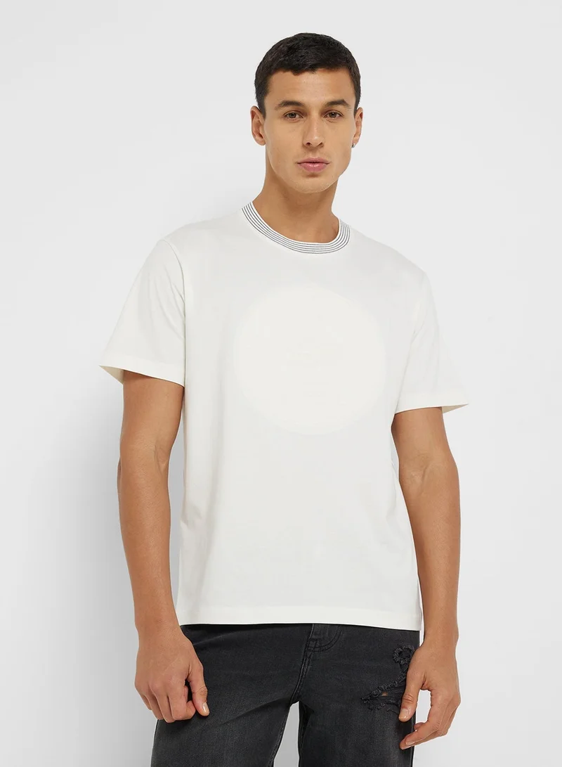 LACOSTE Crew Neck Short Sleeve T-Shirt