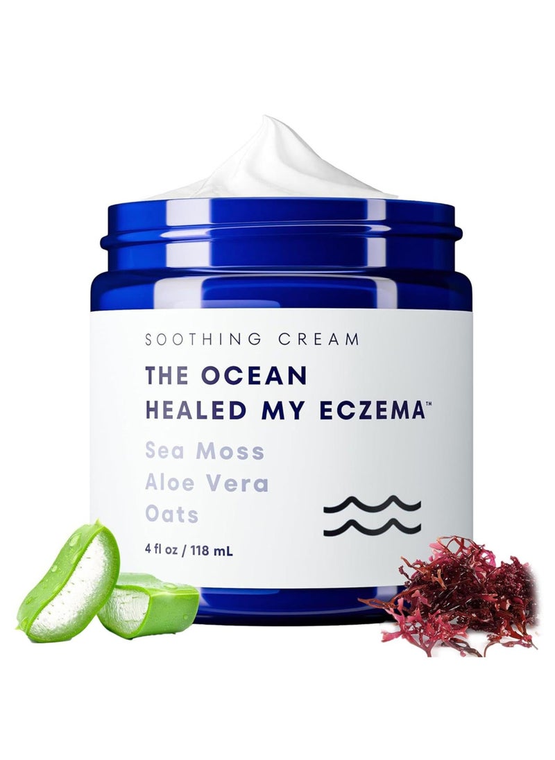 Natural Soothing Eczemas Cream, Healed Sea Moss Colloidal Oats, Hydrating Soothing Cream, for Dry Sensitive and Eczema Prone Skin, Dermatological Body Cream, Daily Body & Face Application (118ml) - pzsku/Z8FFE043EC22F93081EEBZ/45/_/1720078437/0fd37e5d-025f-4f71-8879-9857234a278e