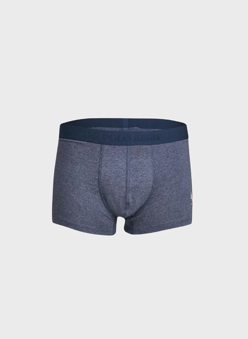 U.S. Polo Assn. 3 Pack Logo Print Trunks