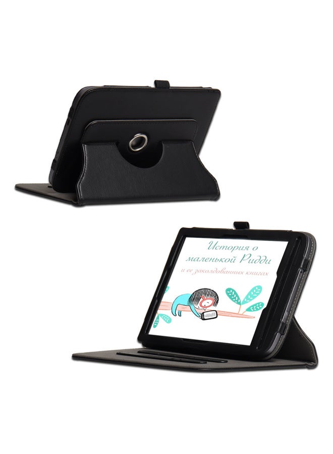 Pocketbook InkPad 3 Pro PB740 Protective Cover Electronic Book Rotating Leather Case 741 Reading Compatible With 6 Inch Devices-Color:Black-Applicable Model:Pocketbook InkPad 3 PB740 7.8 Inches  - Image 4