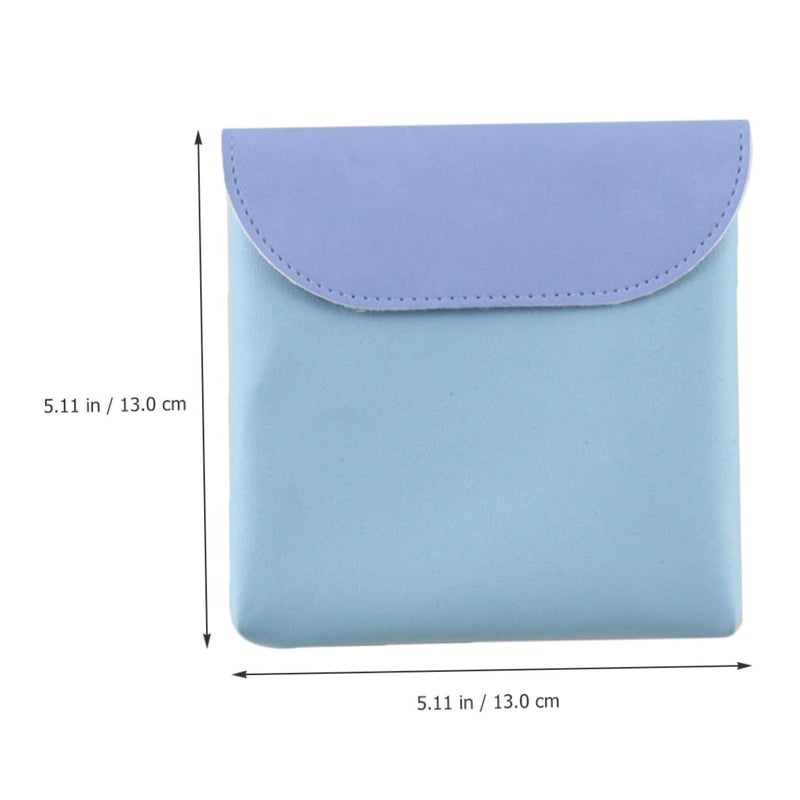 PU Period Bag 2 Pack Travel Pouch For Sanitary Napkins Washable Multi Purpose - Image 4