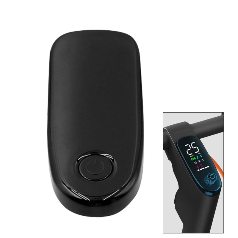 Dashboard Display Cover: Black High-strength PC Material - Lightweight Durable Replacement Cover for Ninebot F30/F40 Electric Scooter - Image 1