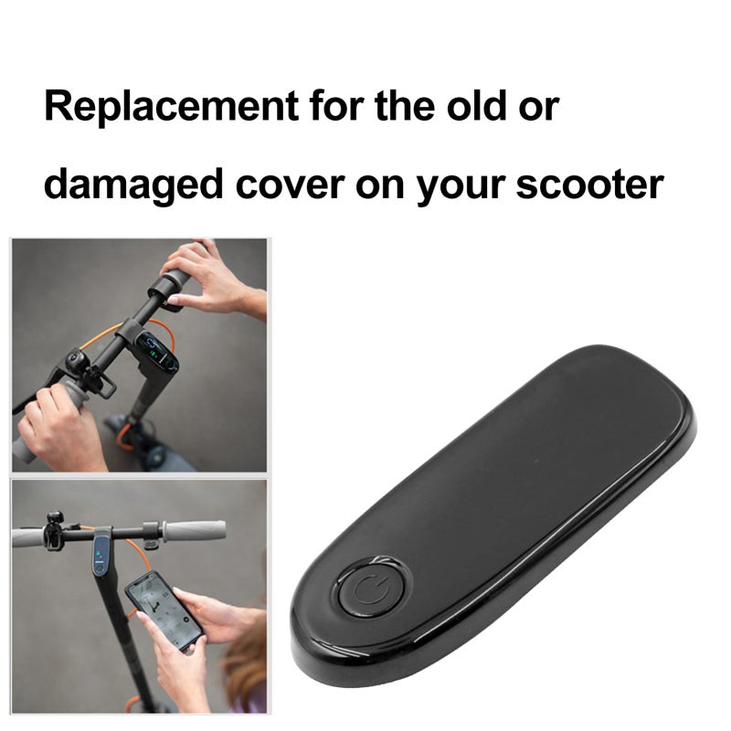 Dashboard Display Cover: Black High-strength PC Material - Lightweight Durable Replacement Cover for Ninebot F30/F40 Electric Scooter - Image 5