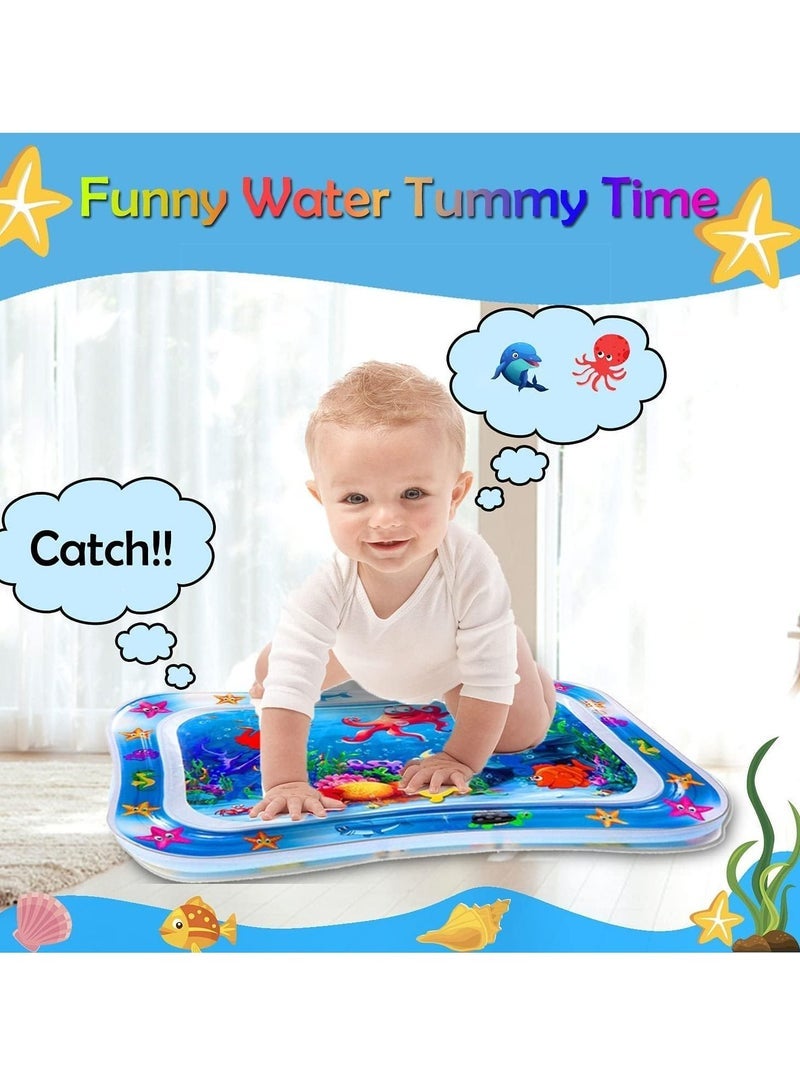 بيوينتي Baby Water Mat, Water Baby Game mat, Inflatable Baby Play Mat and Toddlers is The Perfect Fun time Play Activity Center Your Baby's Stimulation Growth - Image 2