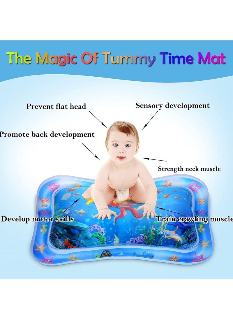 بيوينتي Baby Water Mat, Water Baby Game mat, Inflatable Baby Play Mat and Toddlers is The Perfect Fun time Play Activity Center Your Baby's Stimulation Growth - Image 5