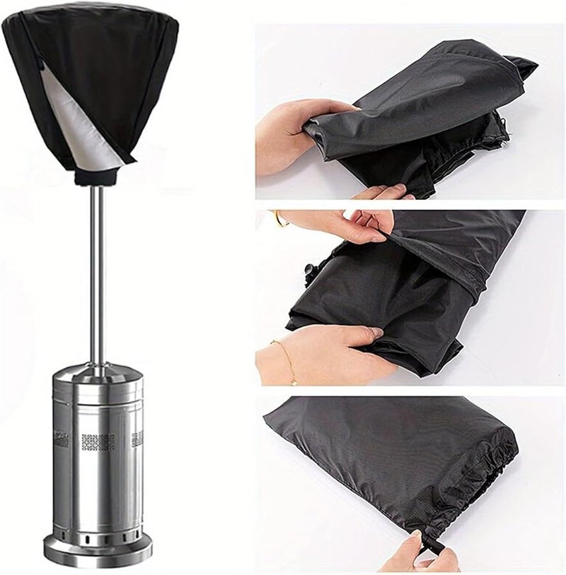 Heater Cover With Storage Bag Portable Radiator Protective Case For Patio Deck - Image 3