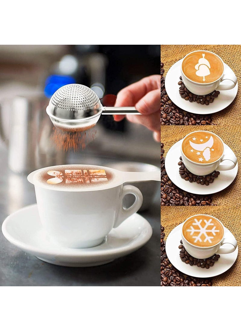 KIRIADA KIRIADA Stainless Steel Tea Infuser Strainer Filter Ball Shaped Long Handle Tea Infuser Ideal for Steeping Leaf Teas Flowers Herbs Easy to Use Durable Convenient Green Tea Infuser tea filter  - Image 4
