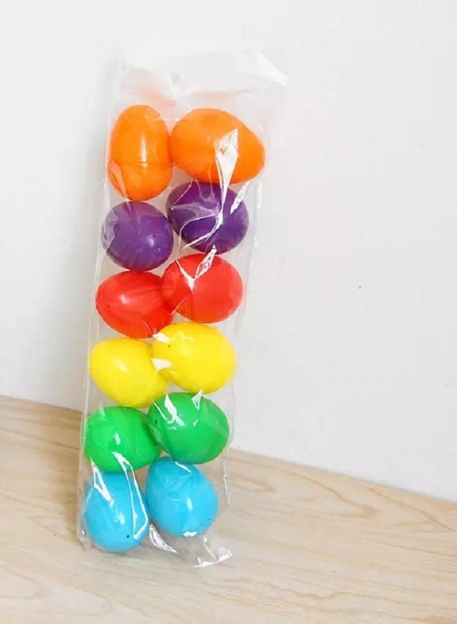 برين جيجلز بيض عيد الفصح البلاستيكي الملون القابل للتعبئة من Brain Giggles (عبوة من 12 قطعة) - Image 3