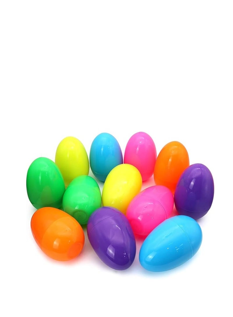 برين جيجلز بيض عيد الفصح البلاستيكي الملون القابل للتعبئة من Brain Giggles (عبوة من 12 قطعة) - Image 1