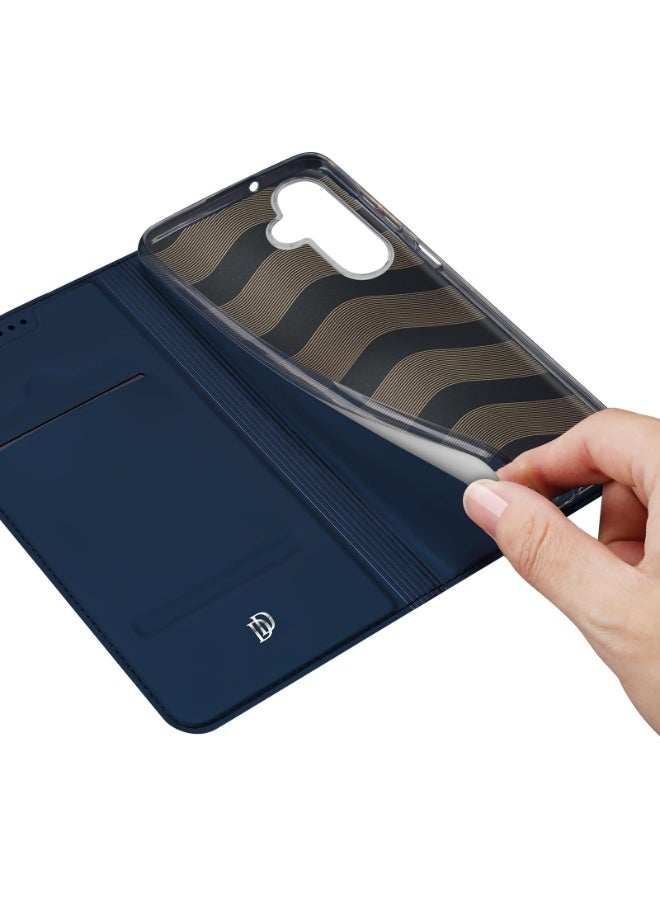 عام Case Compatible with Samsung Galaxy A17 5G, PU Leather Flip Case with Card Slot, Soft TPU Inner Shell Anti-Drop Shockproof Protective Cover for Galaxy A17 - Image 5