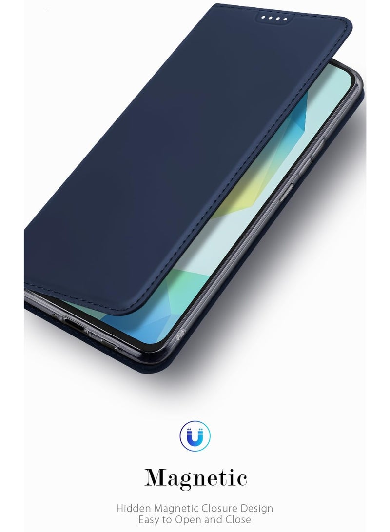 عام Case Compatible with Samsung Galaxy A17 5G, PU Leather Flip Case with Card Slot, Soft TPU Inner Shell Anti-Drop Shockproof Protective Cover for Galaxy A17 - Image 4